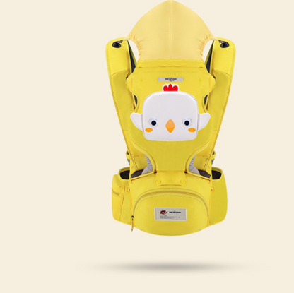 yellow 3-in-1 Cartoon Waist Stool for Babies