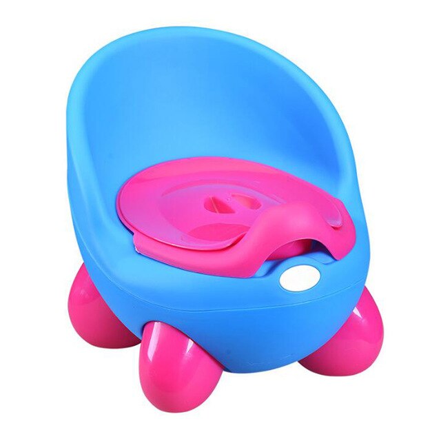 blue Cartoon Baby Stool