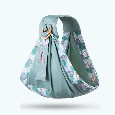 green soft Soft & Breathable Baby Wrap Carrier 