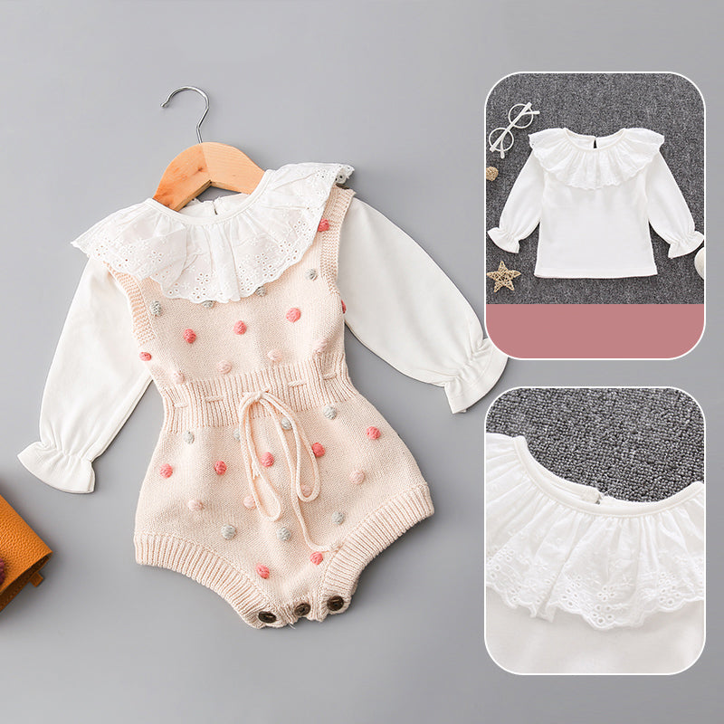 Pure Cotton Baby Clothes Set - Korean Style