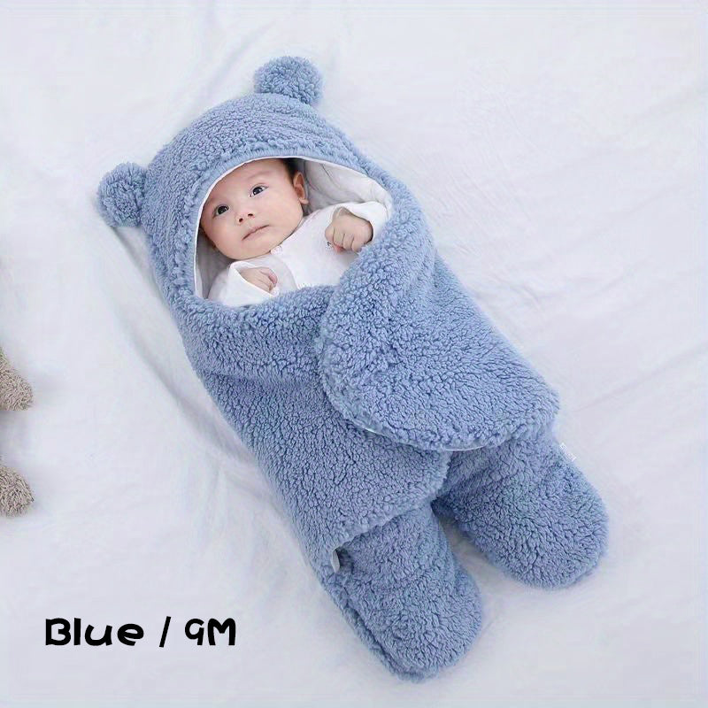 Baby Winter Sleeping Warm Bag Blanket With Cap 2024