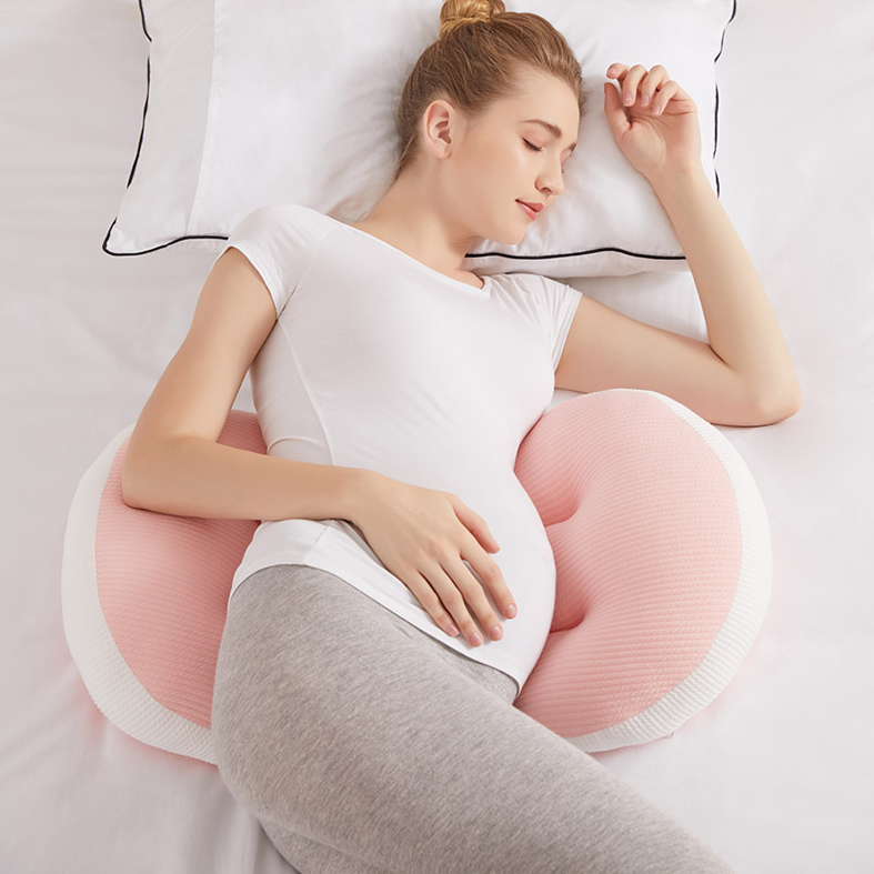 U-Shape Pregnancy Waist Support Pillow for Side Sleepers