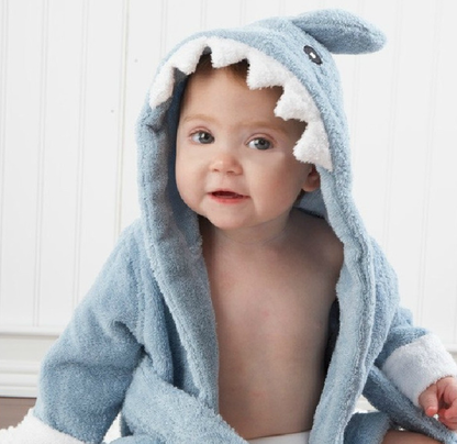 Cute Animal Baby Bath Towels - Cotton Bathrobes