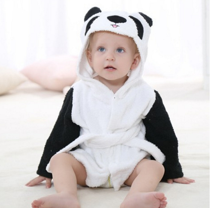 Cute Animal Baby Bath Towels - Cotton Bathrobes