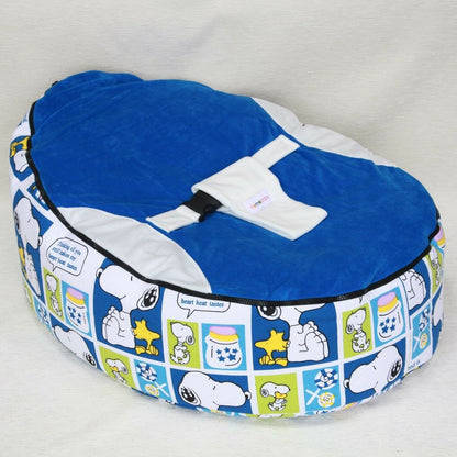 white and blue Colorful Baby Sofa Bed Cover