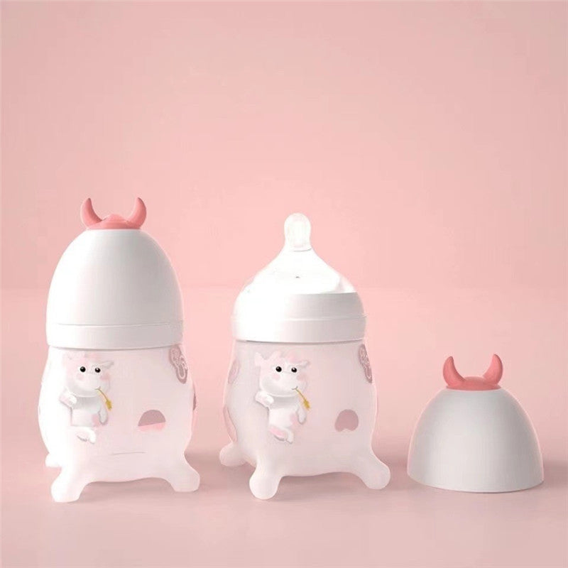 Silicone Wide Caliber Baby Bottle Set