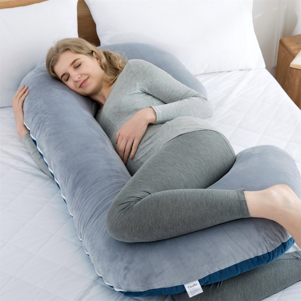 Folding Multi-Functional C-Shaped Pregnancy Body Pillow