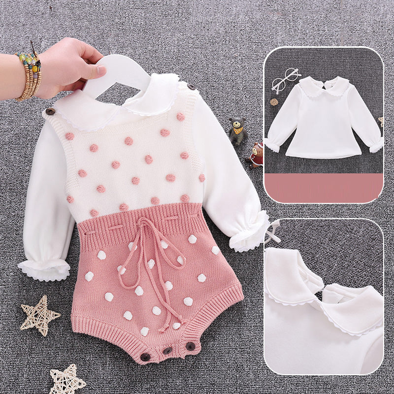 Pure Cotton Baby Clothes Set - Korean Style