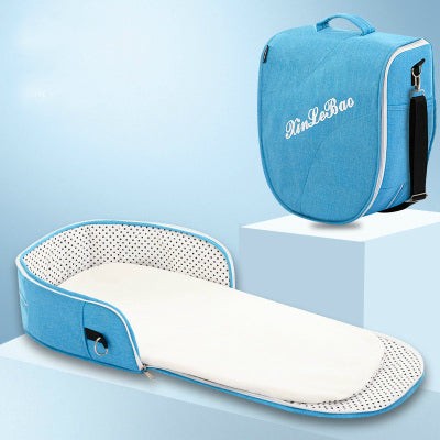 Multifunctional Portable Folding Crib & Mammy Bag - Ultimate Baby Bed