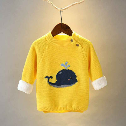 Baby Plush Warm Clothes - Soft Cotton Fabric