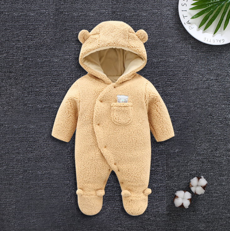 Lamb Winter Cotton Padded Baby Clothes