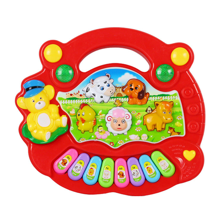 Farm Animal Keyboard Musical Instrument Child Baby Toys