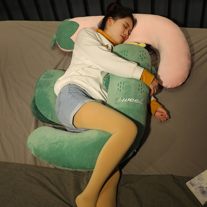 Plush Side Sleeping Pregnancy Lumbar Support Pillow