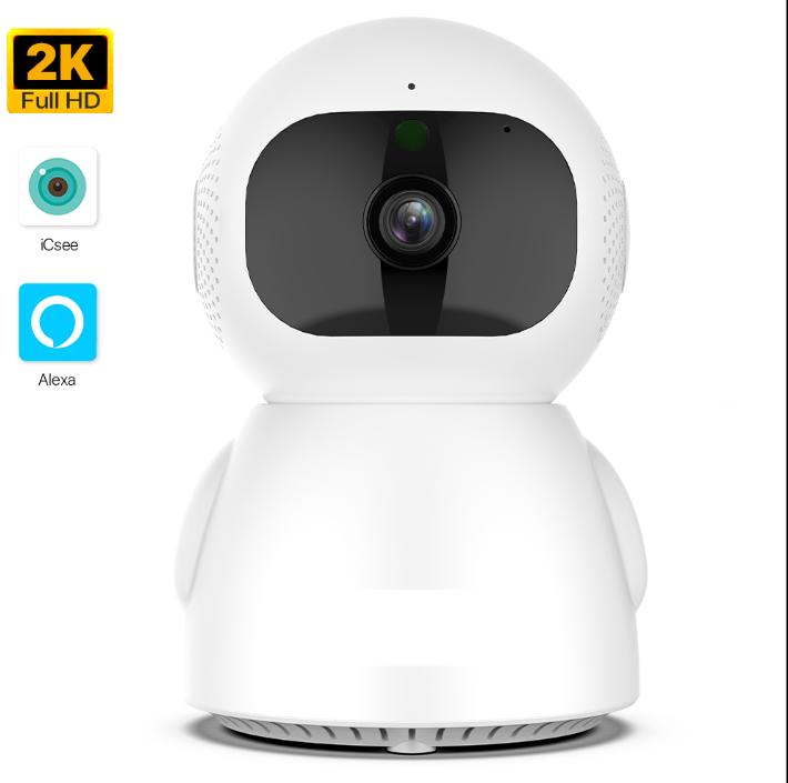 2K option of 3MP HD WiFi PTZ Home Security Camera 