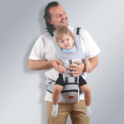 white Multifunctional Waist Stool Front and Rear Carrier 2024