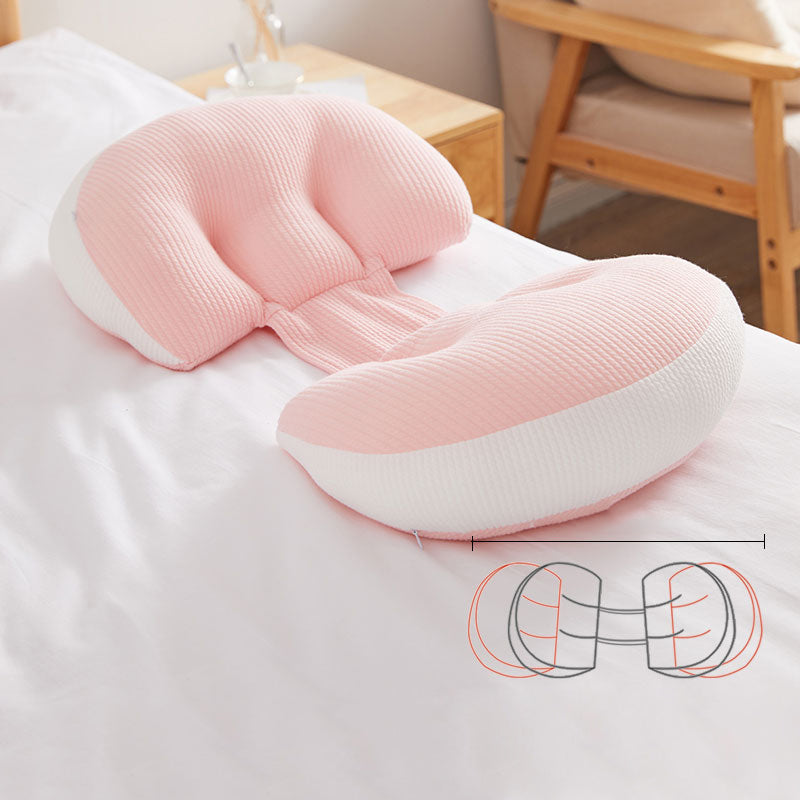 U-Shape Pregnancy Waist Support Pillow for Side Sleepers