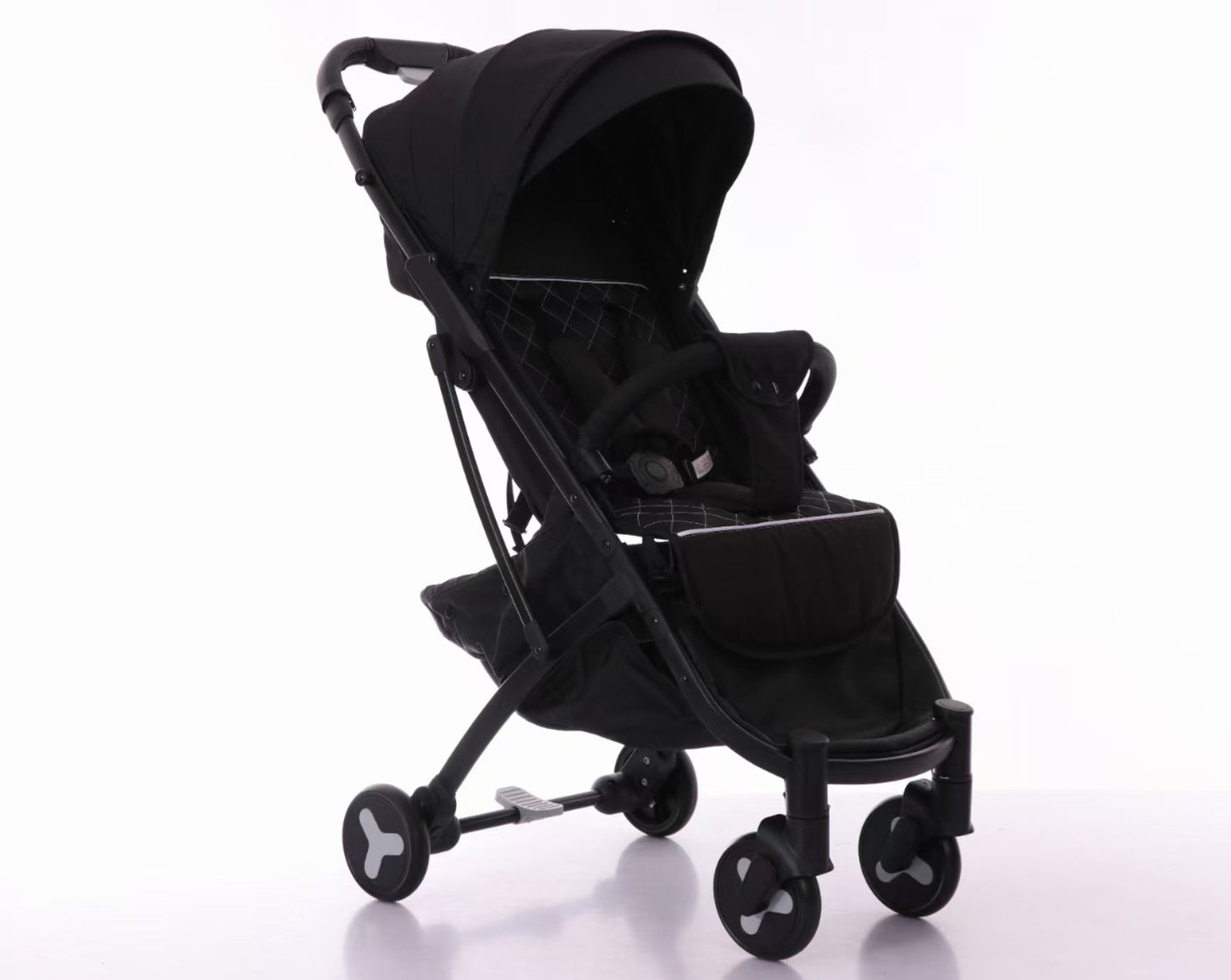 Sitting and Lying Easy One-Click Folding Baby Stroller