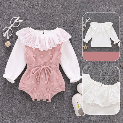 Pure Cotton Baby Clothes Set - Korean Style