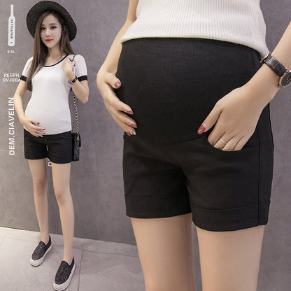 Ultra-Comfort Belly Slimming Maternity Shorts