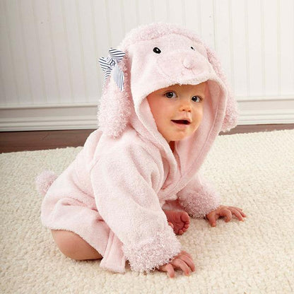 Cute Animal Baby Bath Towels - Cotton Bathrobes