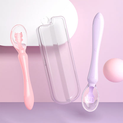 Silicone Newborn Baby Spoons