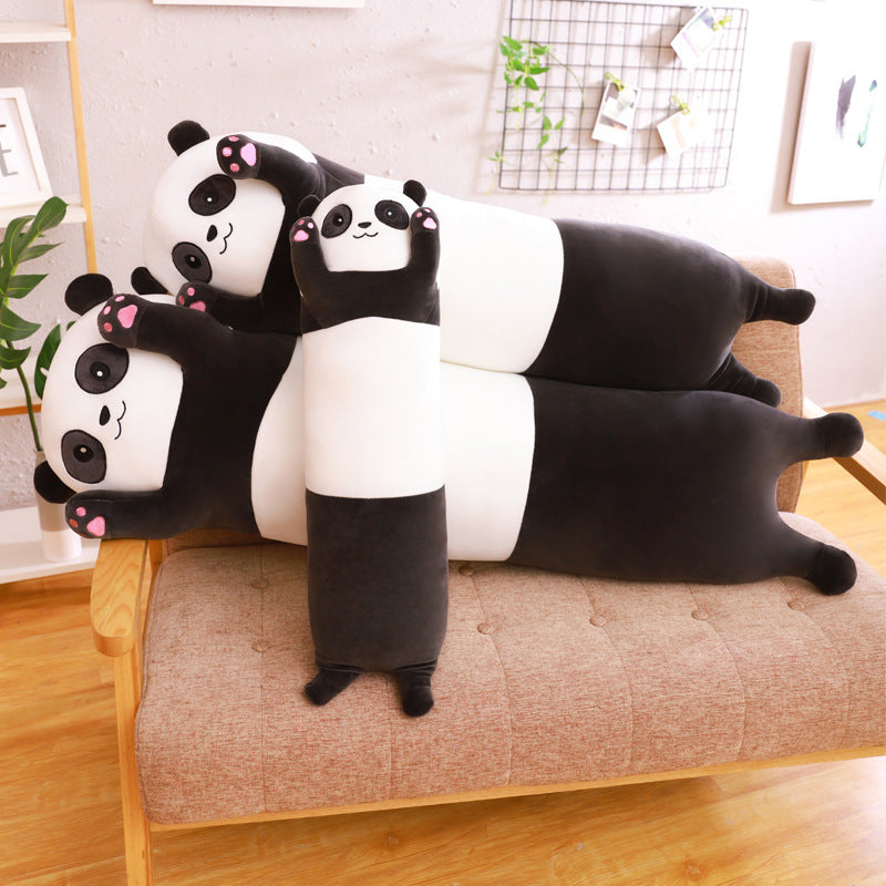 Adorable Panda Pregnancy Long Pillow with Soft Velvet