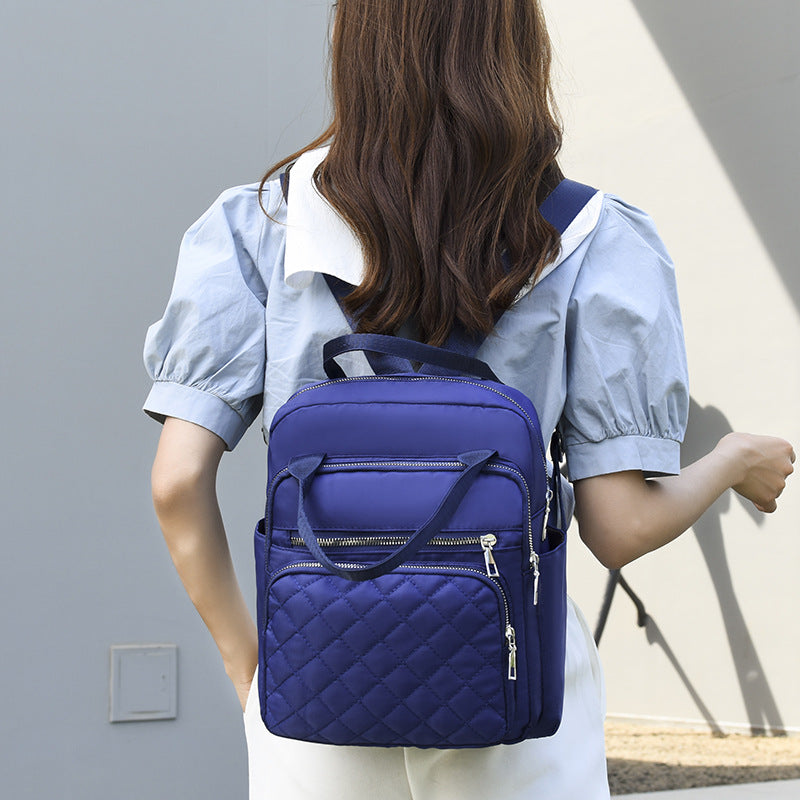 women hold with 2 shoulders Oxford Cloth Backpack