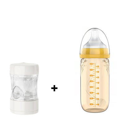 USB Heated Constant Temperature Glass Feeding Bottle for Newborns