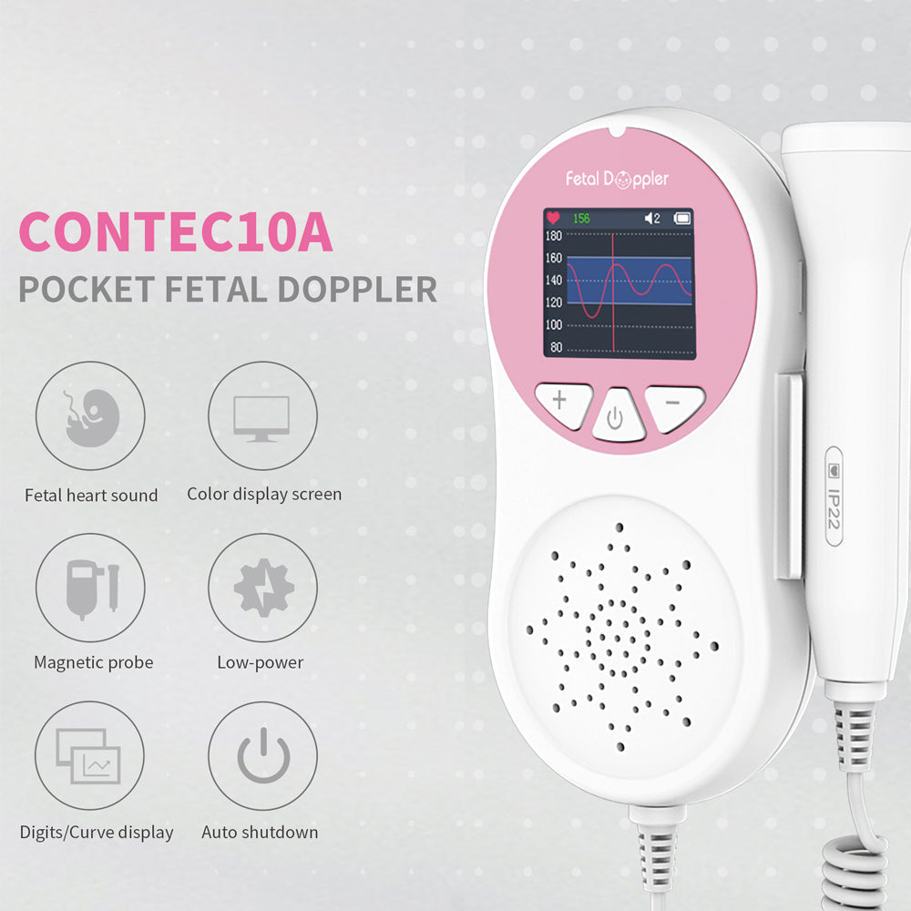 Fetal Doppler Baby Heartbeat Detector - Baby Essentials 2024 Online