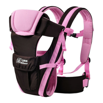 pink stronge Double Shoulder Baby Carrier 