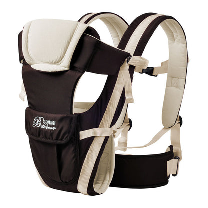 black Double Shoulder Baby Carrier 