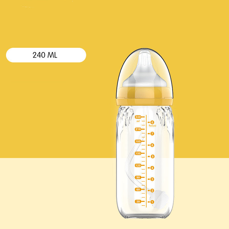 USB Heated Constant Temperature Glass Feeding Bottle for Newborns