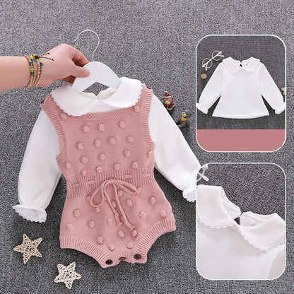 Pure Cotton Baby Clothes Set - Korean Style