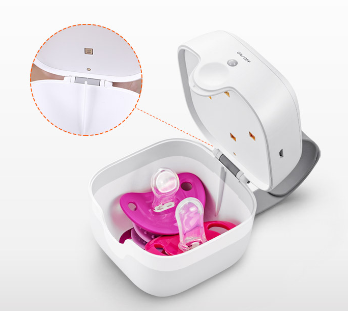 Compact UV Pacifier Disinfection Box the funcuallity