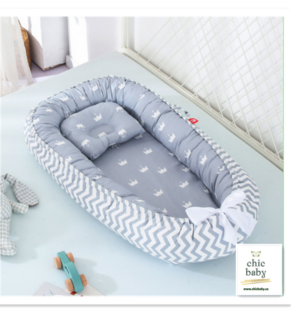 Sweet Dreams with Baby Removable and Washable Portable Crib