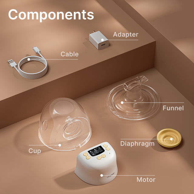 Hands-free Wearable Breast Pump instraction