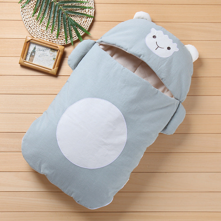 Cartoon Baby Sleeping Bag - Pure Cotton & Silk Floss