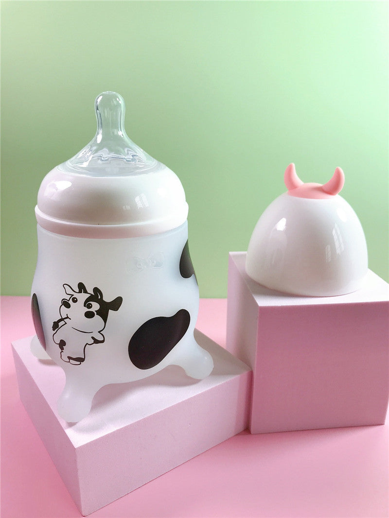 Silicone Wide Caliber Baby Bottle Set