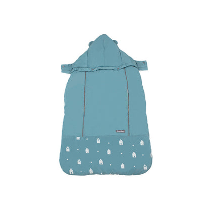 blue Warm & Windproof Baby Carrier Cloak 