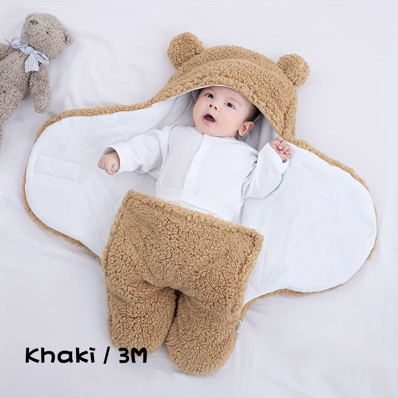 Baby Winter Sleeping Warm Bag Blanket With Cap 2024