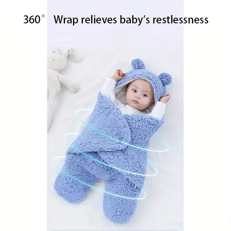 Baby Winter Sleeping Warm Bag Blanket With Cap 2024