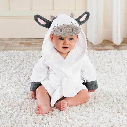 Cute Animal Baby Bath Towels - Cotton Bathrobes