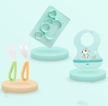 Cartoon Silicone Baby Bowl with Strong Suction Base for Infant Feeding