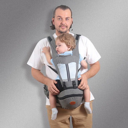 strong view of gray Multifunctional Waist Stool Front and Rear Carrier 2024