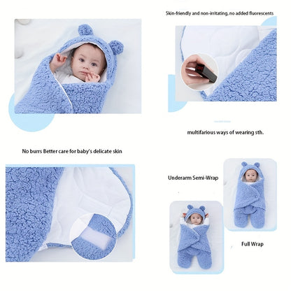 Baby Winter Sleeping Warm Bag Blanket With Cap 2024