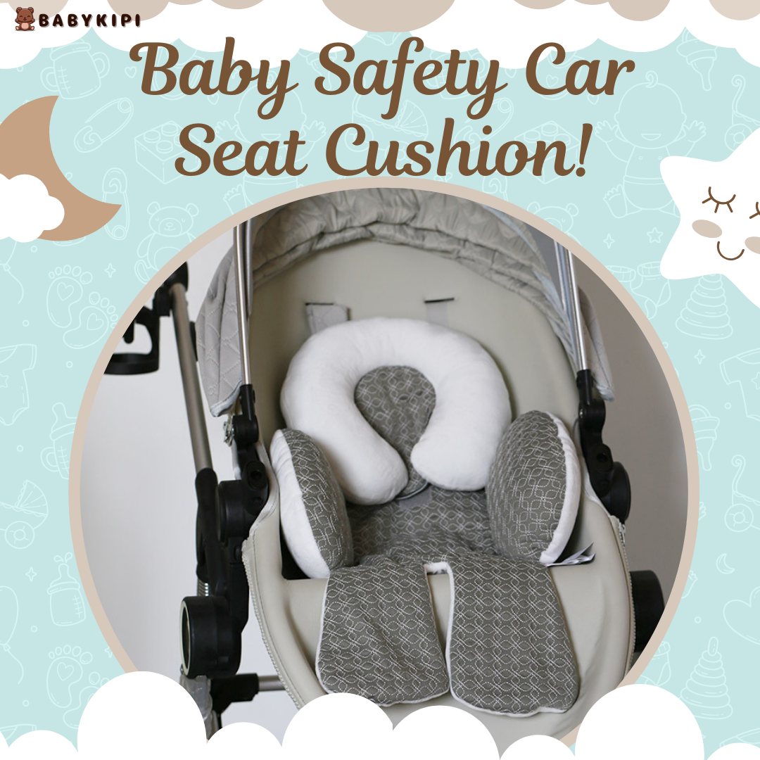 Design and Baby Safety Car Seat Cushion on a baby carriage