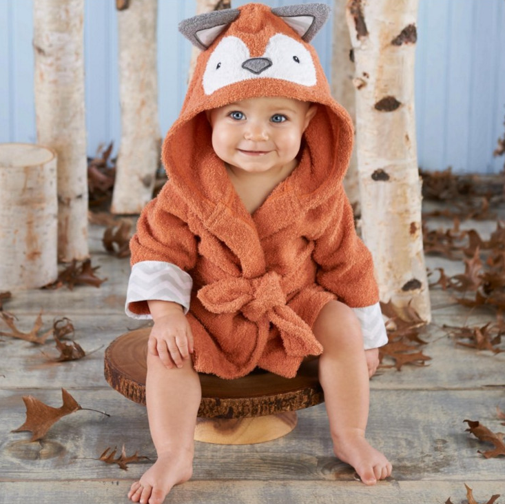 Cute Animal Baby Bath Towels - Cotton Bathrobes