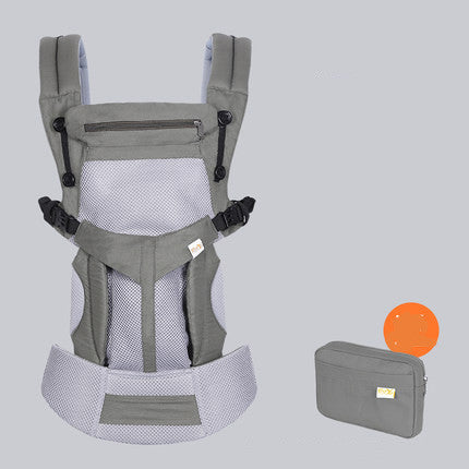 gray Versatile Full Stage 4-Style Baby Harness 