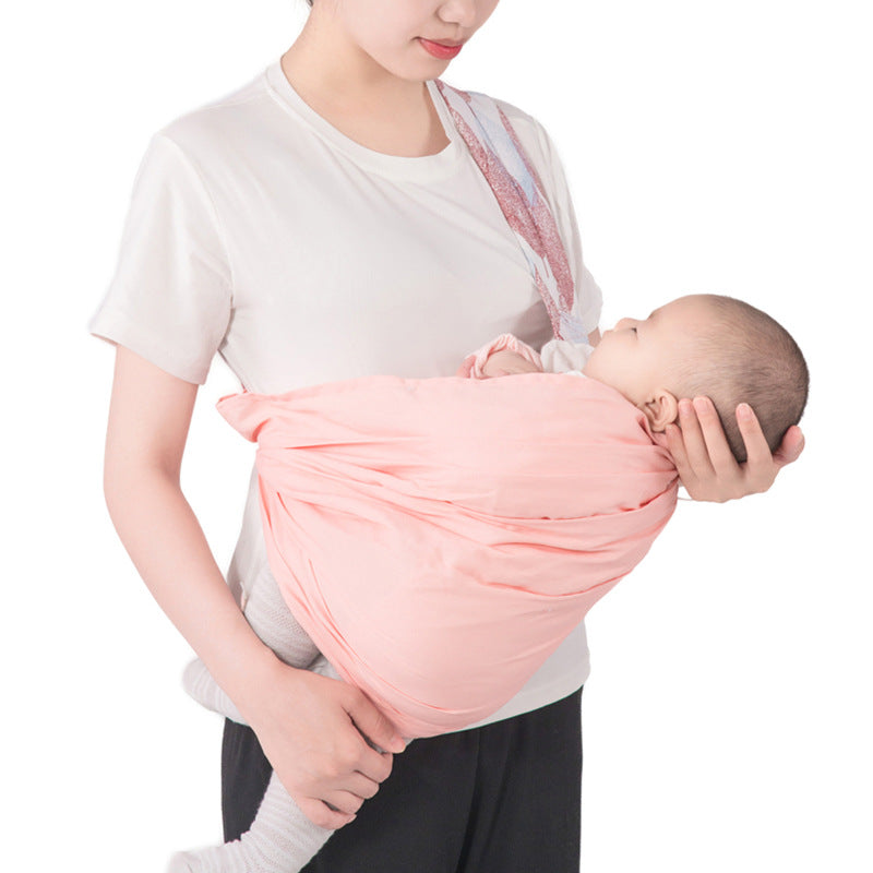 women carrier her baby in Lightweight Breathable Baby Carrier in a different size