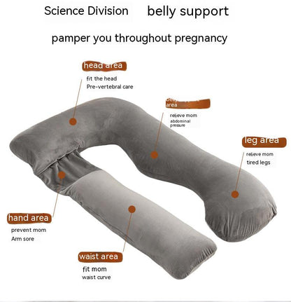 Splicing Multifunctional Pregnancy Support Pillow - Detachable